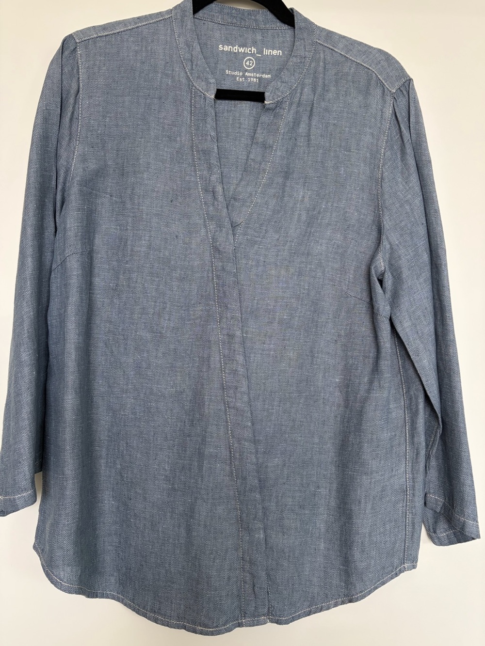 SANDWICH_LINEN woman shirt